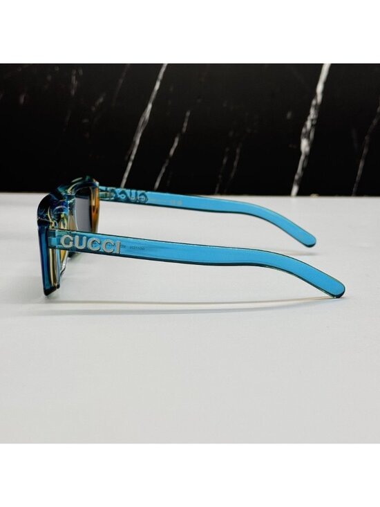 New Gucci GG1723S 003 Blue Gray Unisex Sunglasses main image 6